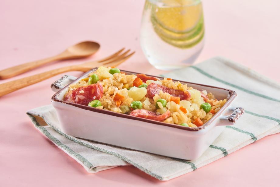 網(wǎng)紅土豆臘腸燜飯