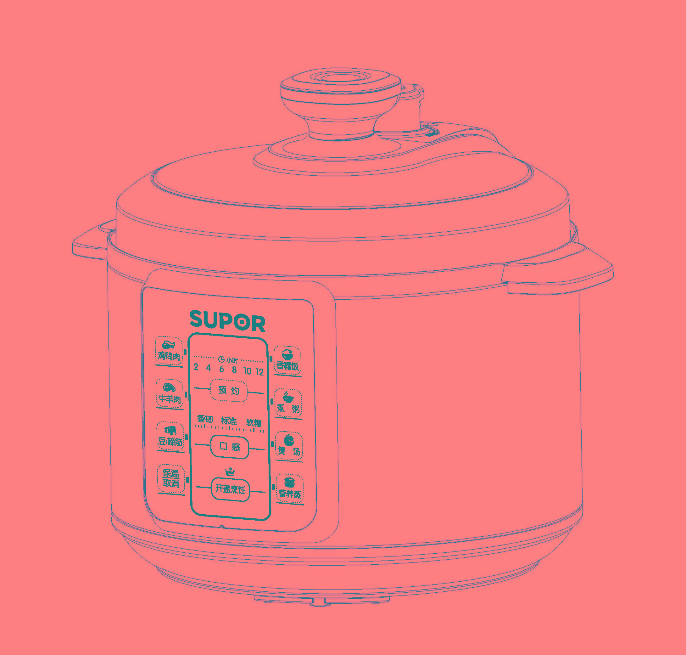 全智能電壓力鍋說明書