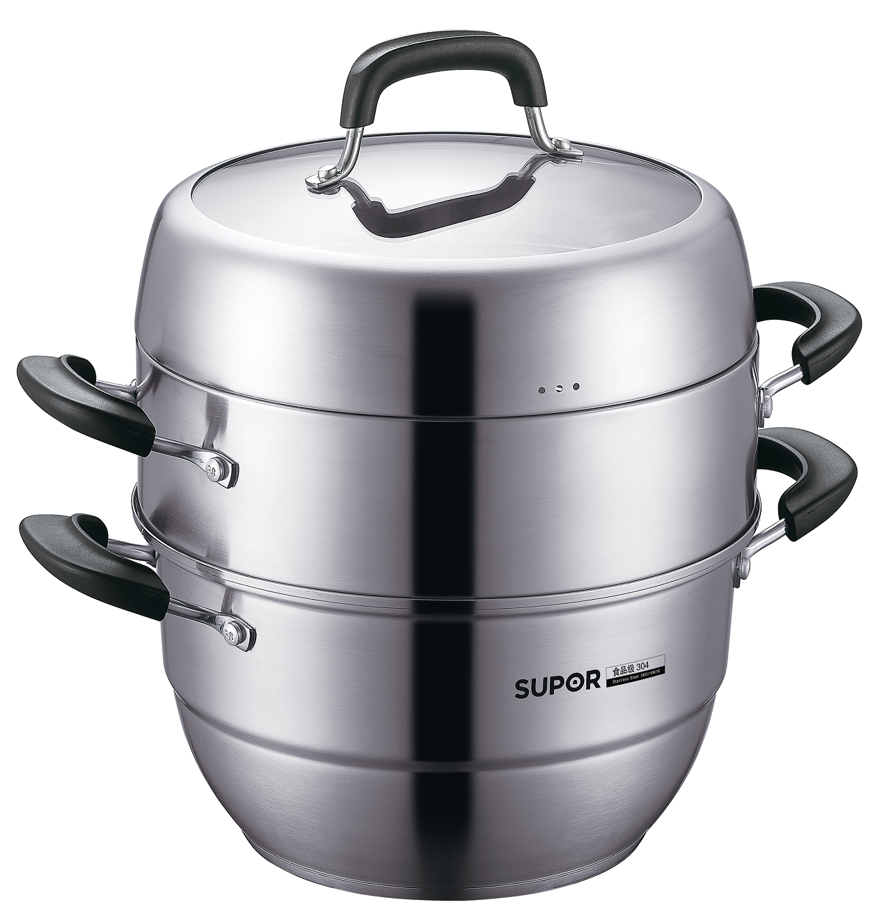 巧易取三層不銹鋼復(fù)底蒸鍋說明書