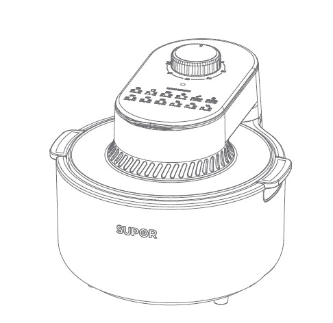 空氣炸鍋 KJ40D850 說明書